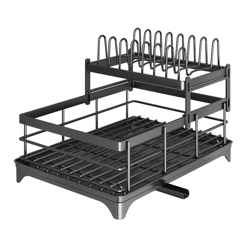 Dish Rack Kitchen Storage Organizer Dish Rack Multifunctional with Accessories Bracket Easy to Install
Dish Rack Kitchen Storage Organizer Dish Rack Multifunctional with Accessories Bracket Easy to Install