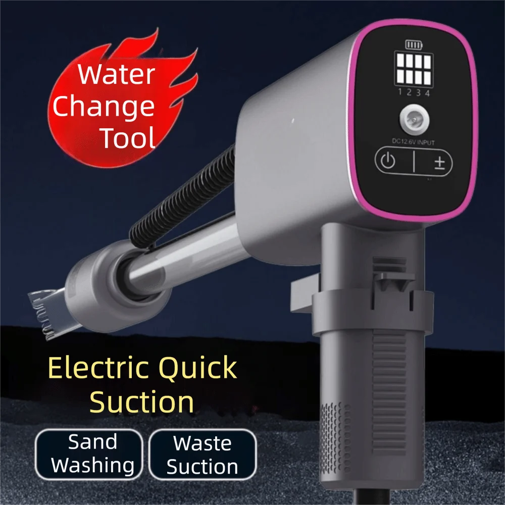 Automatic Automatic Aquarium Vacuum Electric Extremely Long Battery Life Aquarium Water Changer Wireless Self-Priming
Automatic Automatic Aquarium Vacuum Electric Extremely Long Battery Life Aquarium Water Changer Wireless Self-Priming