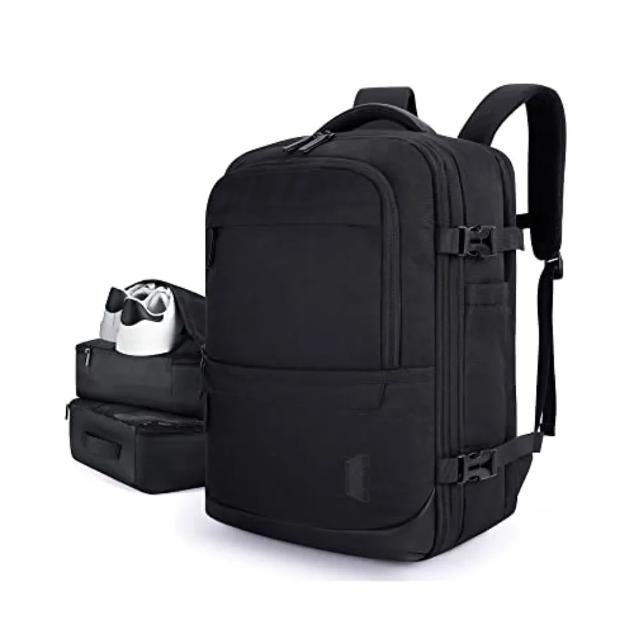 Рюкзак для ноутбука BAGSMART 40L черный, дорожный, с органайзерами и сумкой для обуви
Рюкзак для ноутбука BAGSMART 40L черный, дорожный, с органайзерами и сумкой для обуви