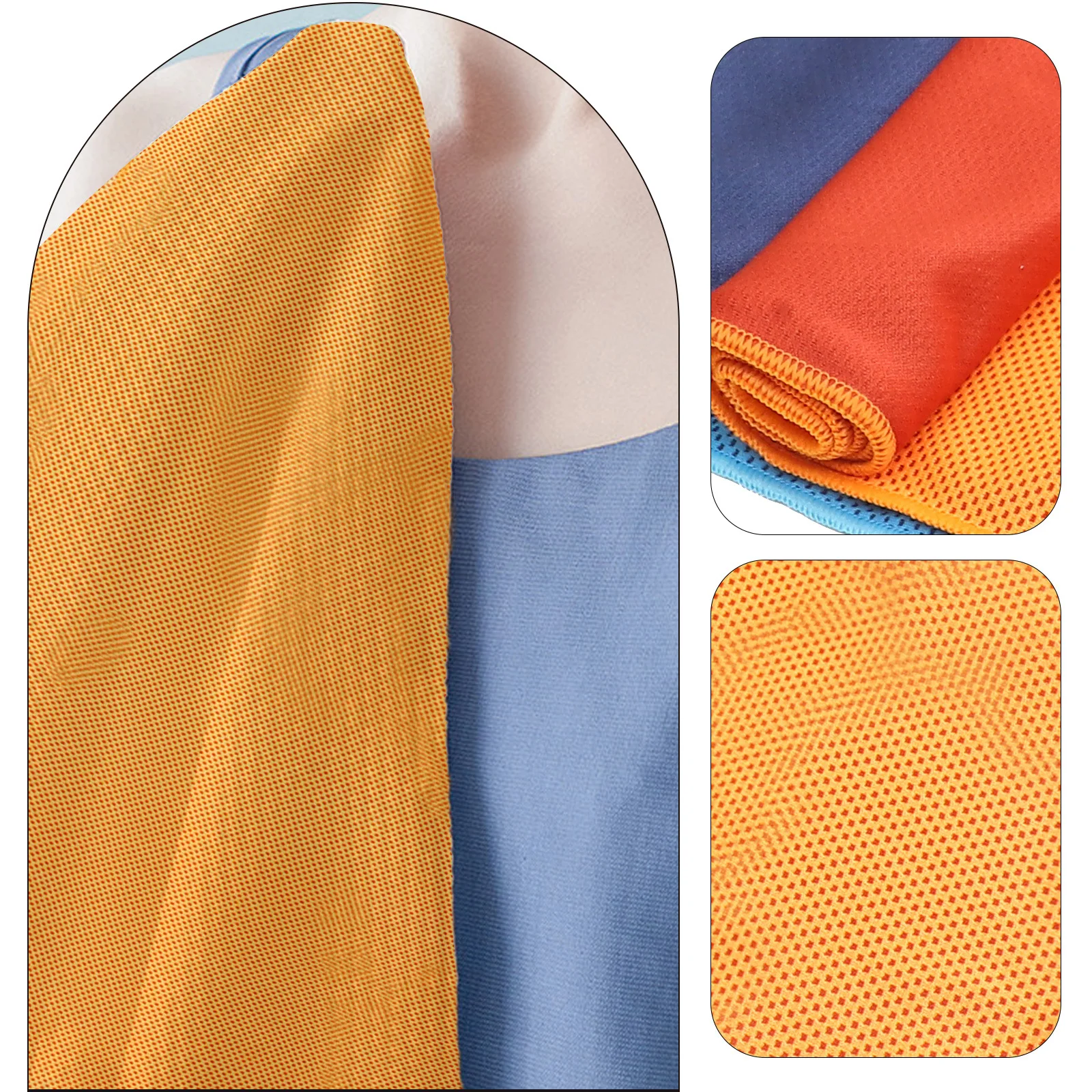 2Pcs Quick Dry Ice Towel Breathable Microfiber Cooling Fast Dry Sports Towel Gym Fitness Yoga Outdoor Running Camping
2Pcs Quick Dry Ice Towel Breathable Microfiber Cooling Fast Dry Sports Towel Gym Fitness Yoga Outdoor Running Camping