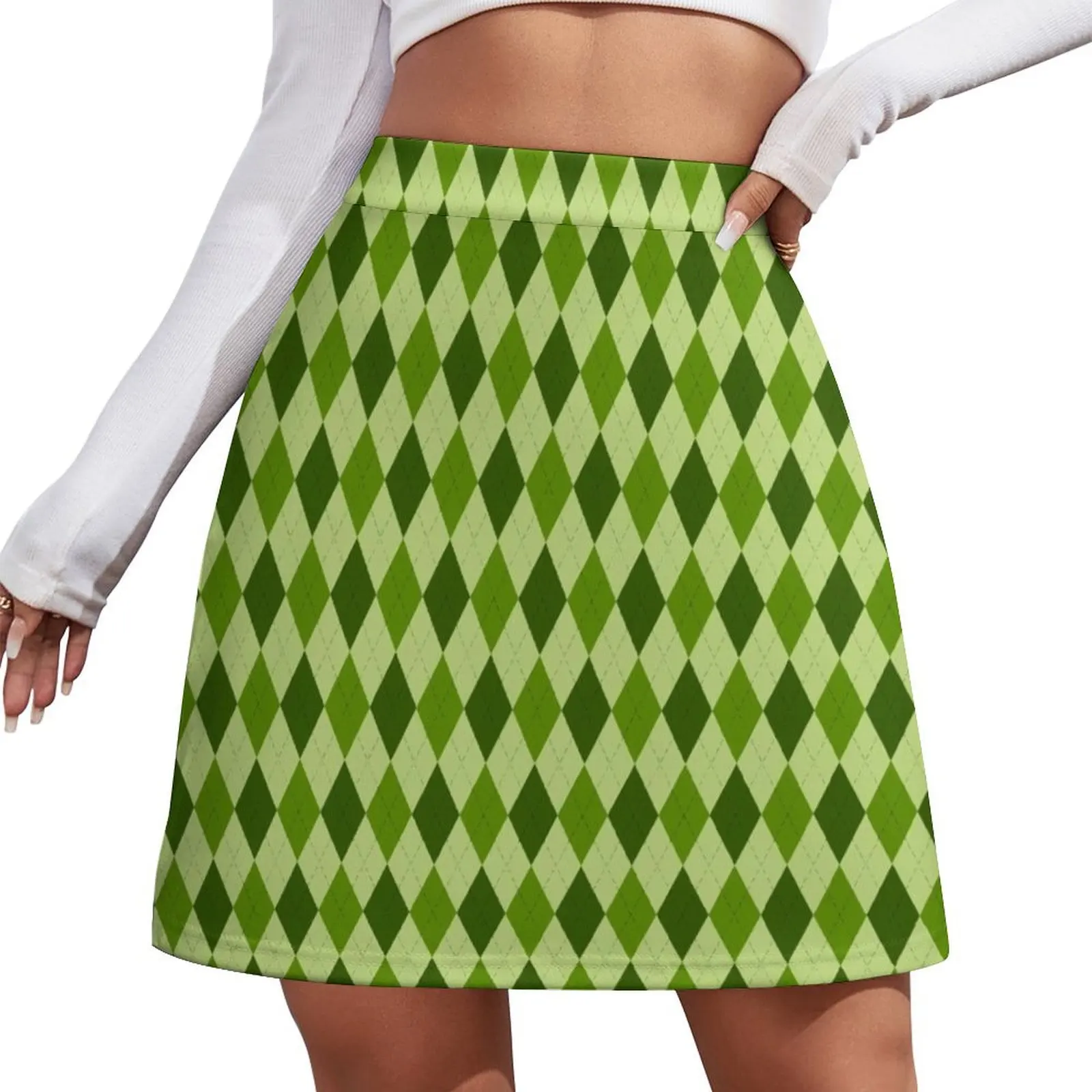 Shades of Irish Green Classic Argyle Pattern Mini Skirt skirt sets Summer women's clothing Miniskirt woman Summer skirt
Shades of Irish Green Classic Argyle Pattern Mini Skirt skirt sets Summer women's clothing Miniskirt woman Summer skirt