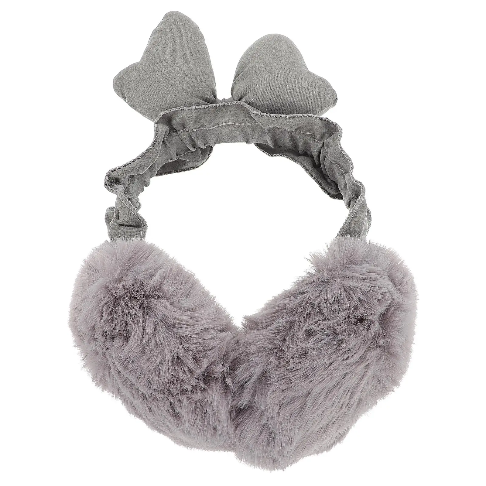 Furry Earmuffs Warm Ear Protection Kids Grey Winter Bow Child Anti Freeze Outdoor Durability Comfort Breathability Stylish
Furry Earmuffs Warm Ear Protection Kids Grey Winter Bow Child Anti Freeze Outdoor Durability Comfort Breathability Stylish