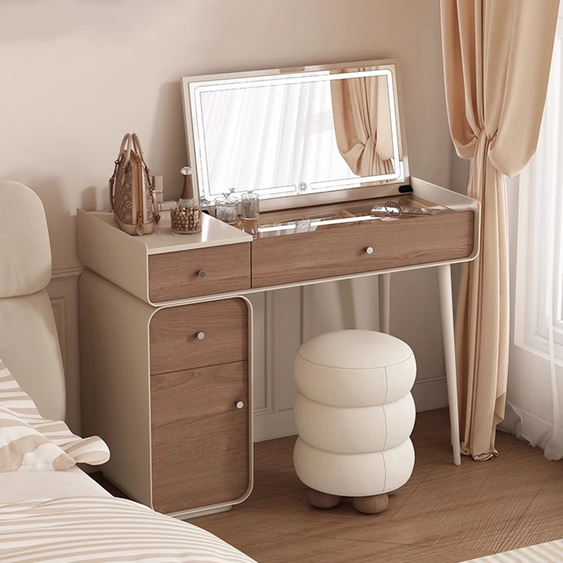 New Flip Style Dressing Table With Hidden Mirror Minimalism Modern Vanity Table Multi-functional With Drawer Coiffeuse Furniture
New Flip Style Dressing Table With Hidden Mirror Minimalism Modern Vanity Table Multi-functional With Drawer Coiffeuse Furniture