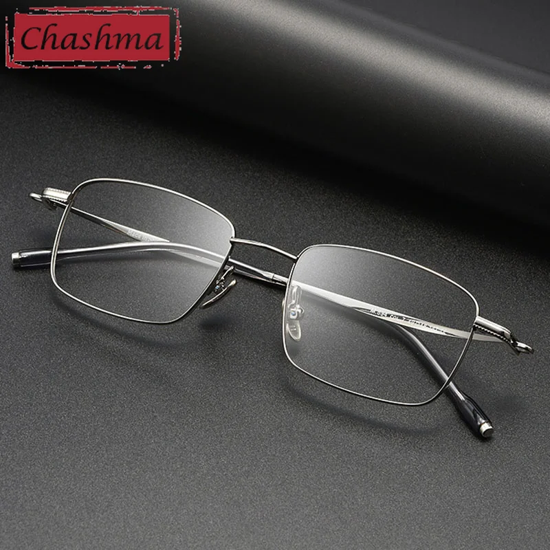 Chashma Pure Titanium Frame Men Fashion Gafas High Quality Gafas for Prescription Lenses Male Full Frame Square Spectacle
Chashma Pure Titanium Frame Men Fashion Gafas High Quality Gafas for Prescription Lenses Male Full Frame Square Spectacle