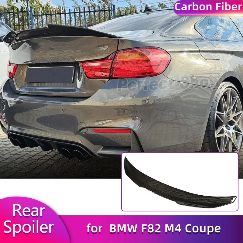 Rear Trunk Spoiler Wings for BMW F82 M4 Coupe 2014-2019 Full Carbon Fiber Car Racing Rear Spoiler Boot Wing Lip Body Kit
Rear Trunk Spoiler Wings for BMW F82 M4 Coupe 2014-2019 Full Carbon Fiber Car Racing Rear Spoiler Boot Wing Lip Body Kit