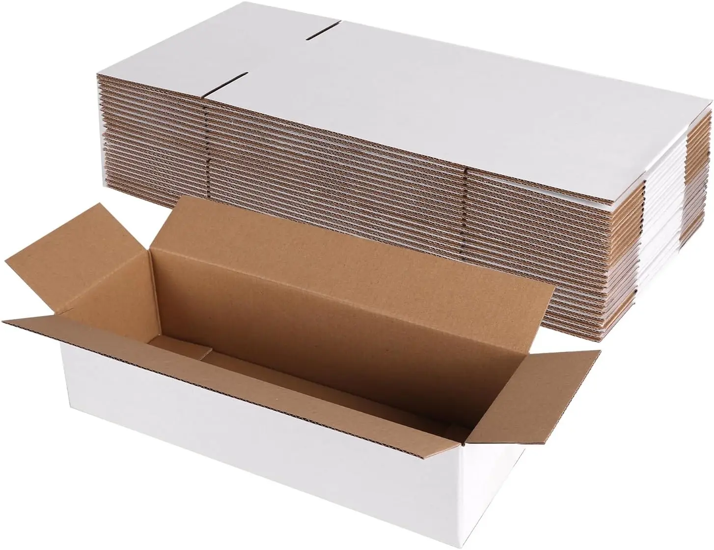 12x4x3 Corrugated Cardboard Boxes, 25 Pack for Mailing & Packaging
12x4x3 Corrugated Cardboard Boxes, 25 Pack for Mailing & Packaging