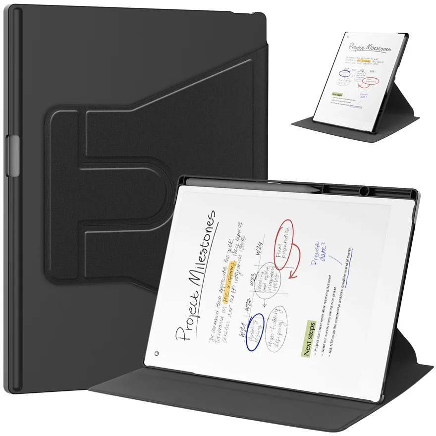 For reMarkable Paper Pro 11" Tablet Case 360 Degree Rotating Bracket Case for reMarkable Paper Pro With Pen Slot Protective Case
For reMarkable Paper Pro 11" Tablet Case 360 Degree Rotating Bracket Case for reMarkable Paper Pro With Pen Slot Protective Case