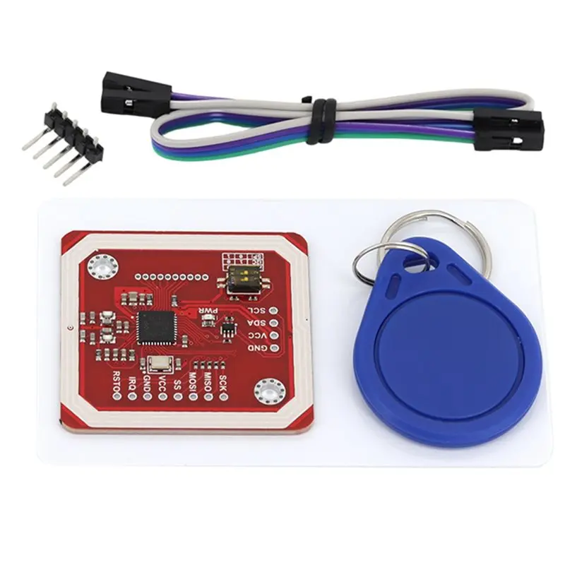 FEDI-5Pcs PN532 NFC RFID Беспроводной модуль V3 Комплекты пользователя Считыватель Режим записи IC S50 Карта PCB Аттенна I2C IIC SPI HSU
FEDI-5Pcs PN532 NFC RFID Беспроводной модуль V3 Комплекты пользователя Считыватель Режим записи IC S50 Карта PCB Аттенна I2C IIC SPI HSU