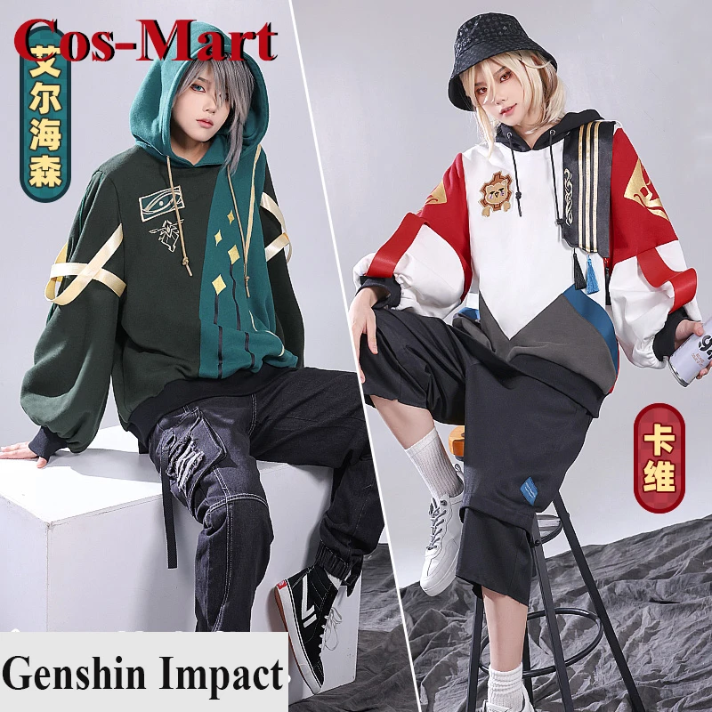 Cos-Mart Game Genshin Impact Alhaitham/Kaveh Cosplay Costume Sumeru Good Roommate Fashion Hoodie Party Role Play Clothing
Cos-Mart Game Genshin Impact Alhaitham/Kaveh Cosplay Costume Sumeru Good Roommate Fashion Hoodie Party Role Play Clothing