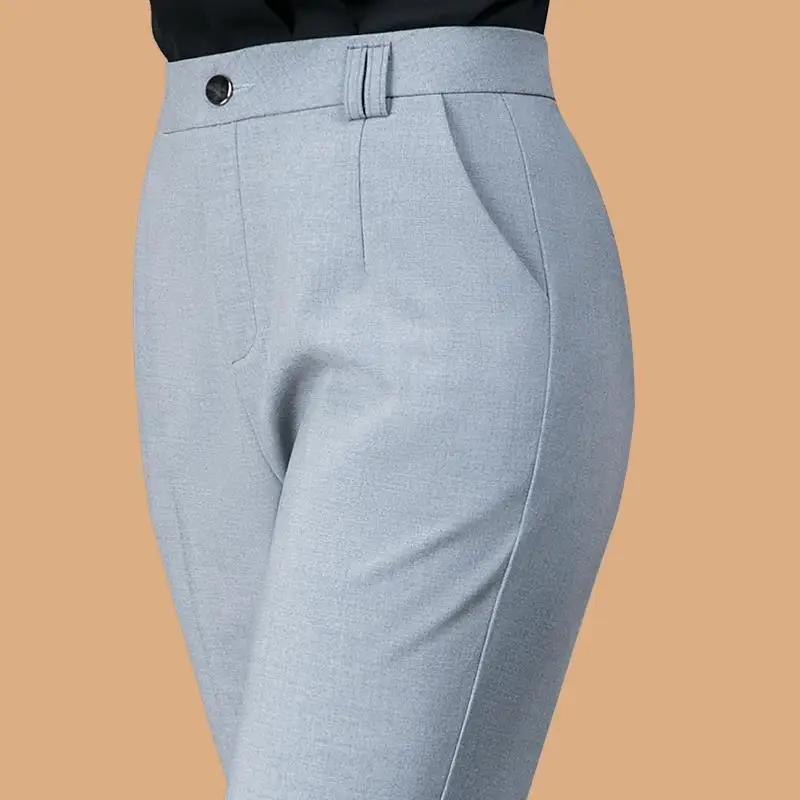 Lady Fashion 2024 Summer New Women Pants Straight Pencil High Waist Solid Button Casual Ankle Length Solid Color Trousers M217
Lady Fashion 2024 Summer New Women Pants Straight Pencil High Waist Solid Button Casual Ankle Length Solid Color Trousers M217