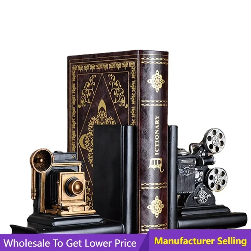 Bookends Books Rely Retro Camera Movie Film Projector Collector's Creative Bookcase Organize Books Office Furnishings
Bookends Books Rely Retro Camera Movie Film Projector Collector's Creative Bookcase Organize Books Office Furnishings