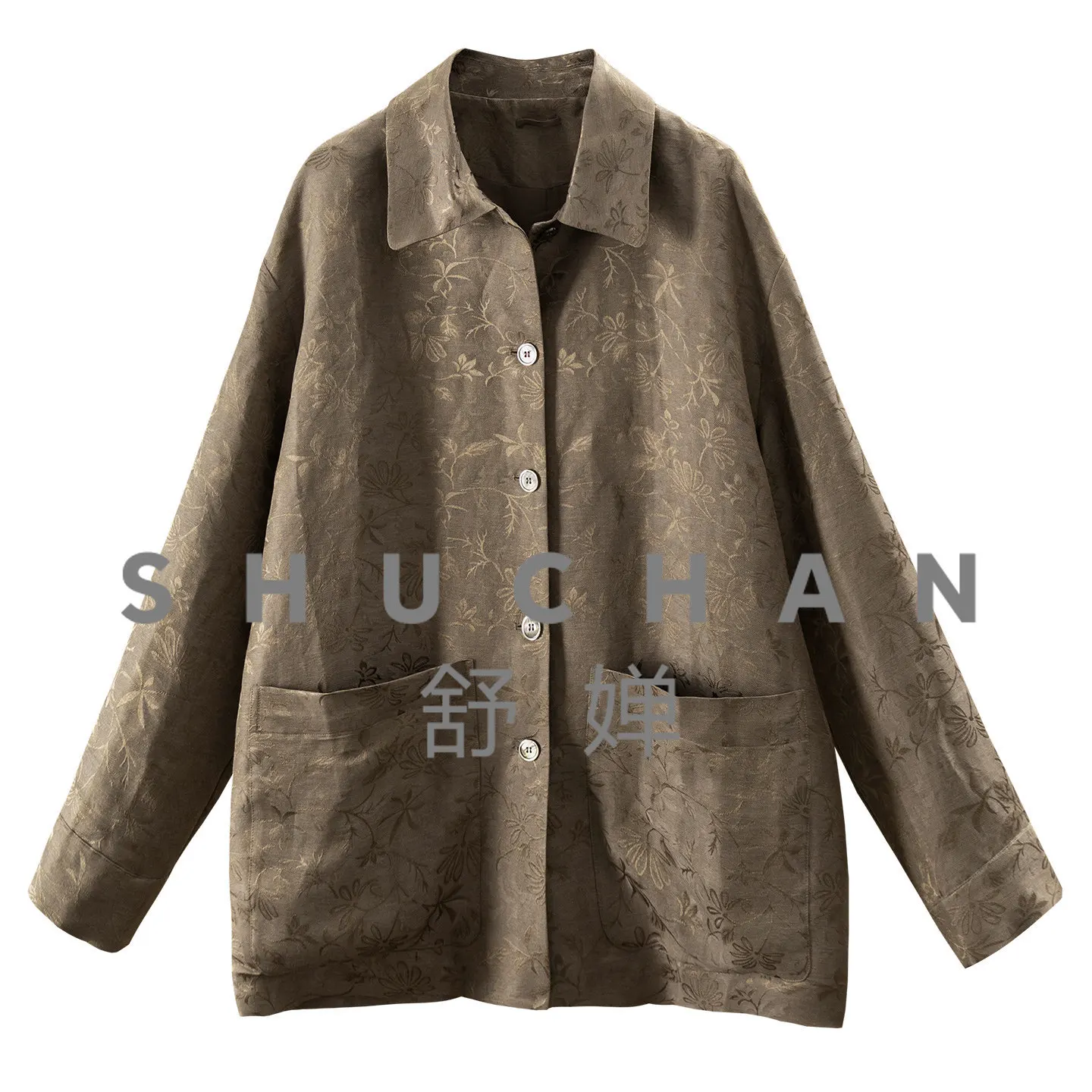 Jingxue Old Money Legal Cabinet High Quality Silk + Linen Heavy Industry Jacquard Loose Coat Women 30L8
Jingxue Old Money Legal Cabinet High Quality Silk + Linen Heavy Industry Jacquard Loose Coat Women 30L8