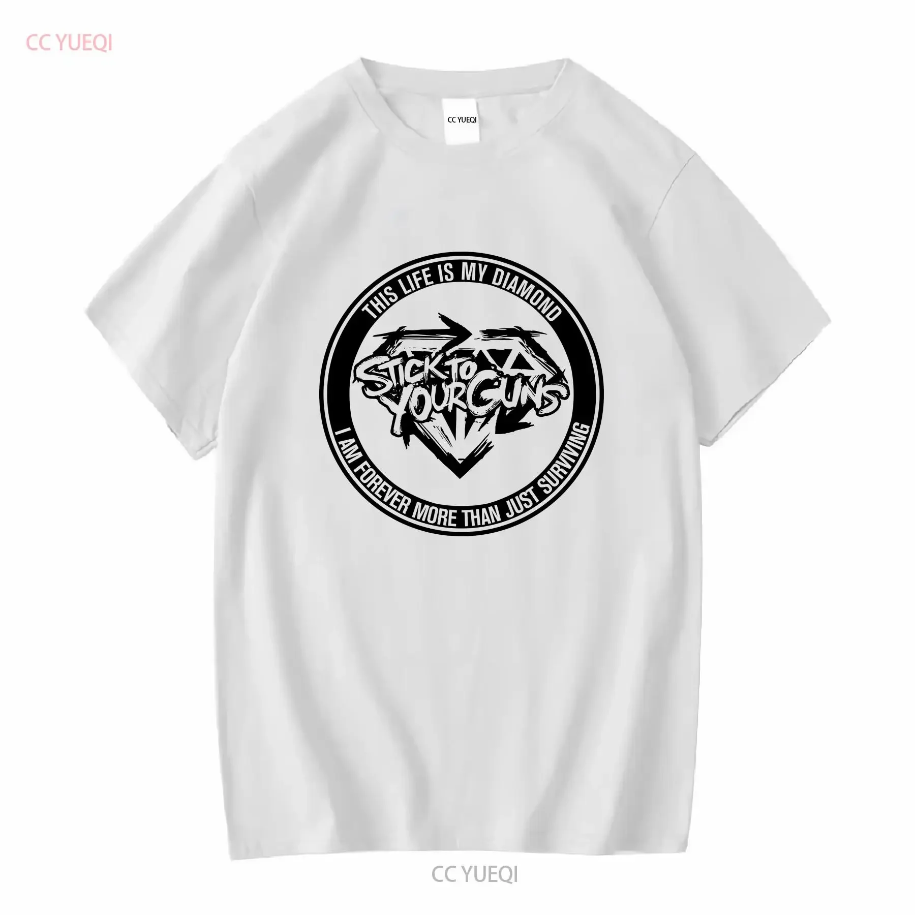 Футболка Stick To Your Guns, винтажная стираная мужская модная унисекс, слегка дышащая дизайнерская одежда, мягкая уличная одежда, повседневная
Футболка Stick To Your Guns, винтажная стираная мужская модная унисекс, слегка дышащая дизайнерская одежда, мягкая уличная одежда, повседневная