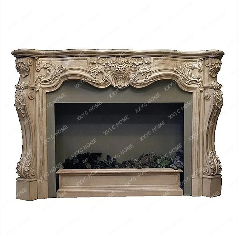 light luxury retro solid wood carving flower old fireplace style, decorative fireplace frame background wall
light luxury retro solid wood carving flower old fireplace style, decorative fireplace frame background wall