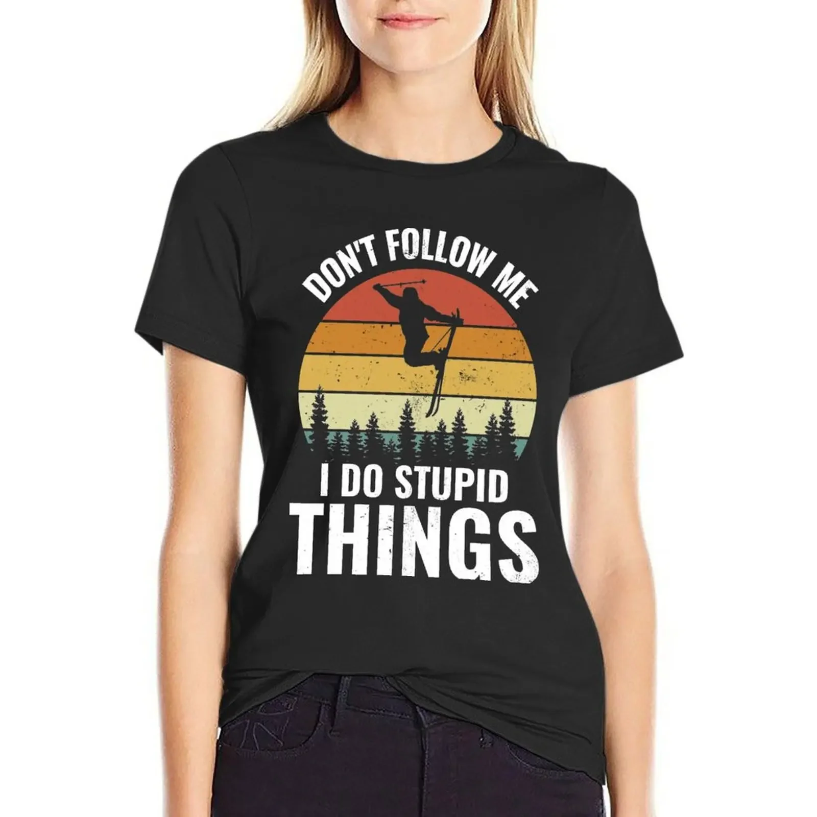 dont follow me i do stupid things skiing T-Shirt Aesthetic clothing cute clothes graphics Women's tee shirt
dont follow me i do stupid things skiing T-Shirt Aesthetic clothing cute clothes graphics Women's tee shirt