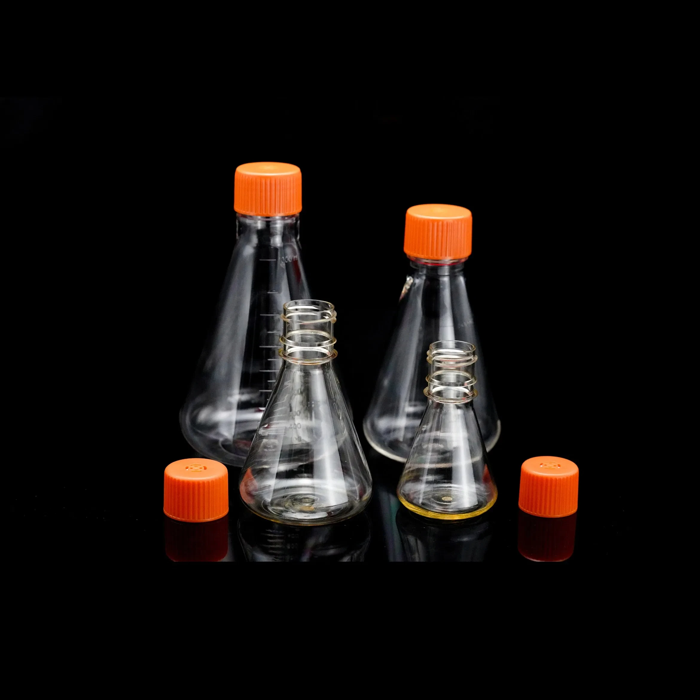 50-1000ml Borosilicate Glass Conical Flasks with screw tops Laboratory Triangular Flasks Chemical Reagent Bottles
50-1000ml Borosilicate Glass Conical Flasks with screw tops Laboratory Triangular Flasks Chemical Reagent Bottles