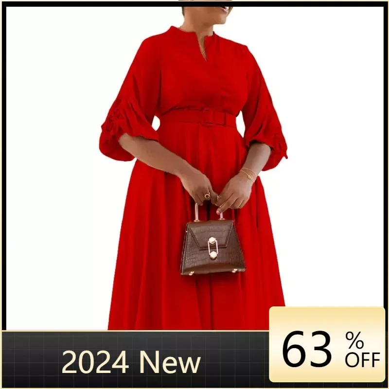 Drawstring Sleeve African Dresses for Women Dashiki Ankara Gowns Autumn Elegant Long A-line Dress Plus Size Robe Africa Clothing
Drawstring Sleeve African Dresses for Women Dashiki Ankara Gowns Autumn Elegant Long A-line Dress Plus Size Robe Africa Clothing