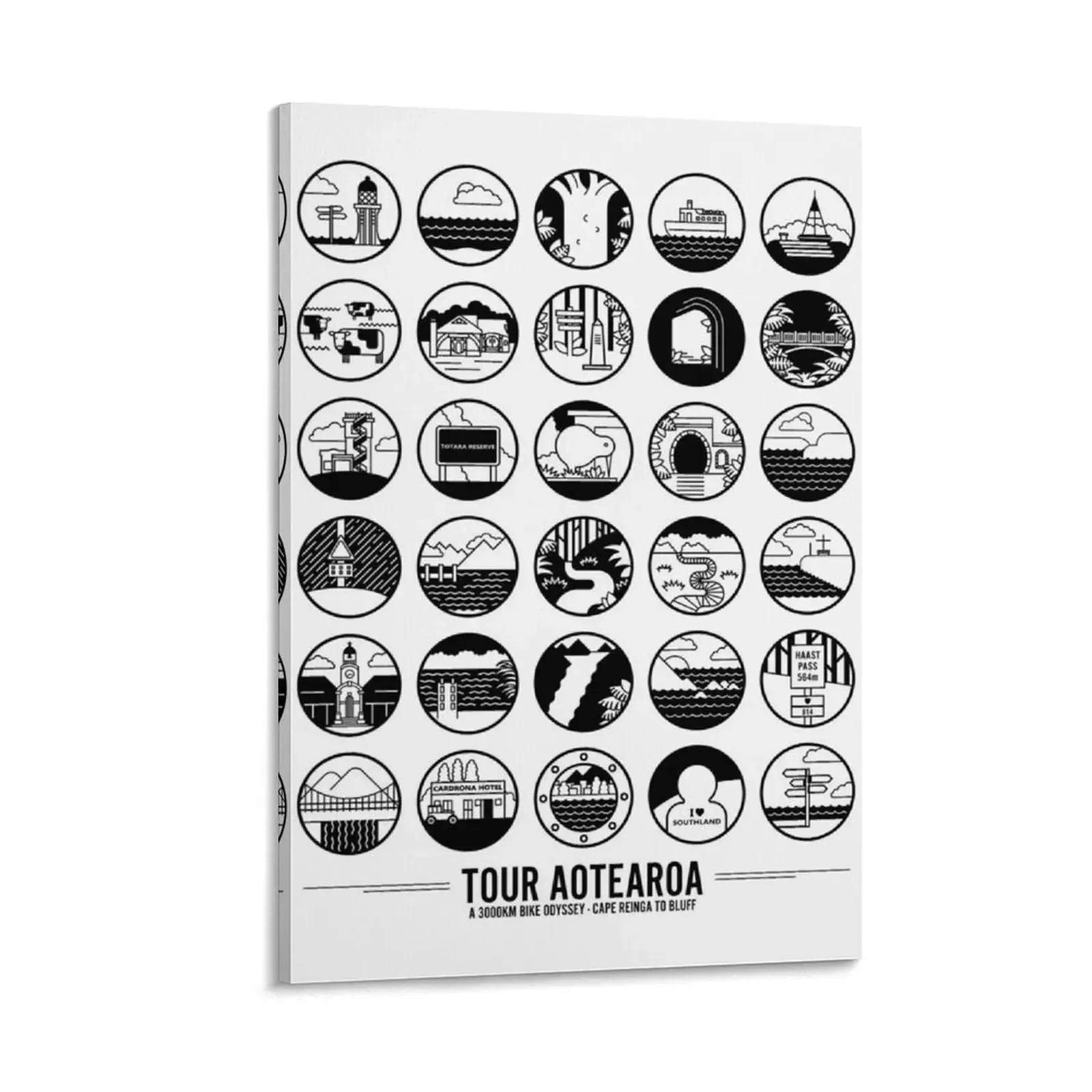 Tour Aotearoa - A 3000km Bike Odyssey Canvas Painting poster aesthetic bedrooms decorations modern home decoration bedroom decor
Tour Aotearoa - A 3000km Bike Odyssey Canvas Painting poster aesthetic bedrooms decorations modern home decoration bedroom decor