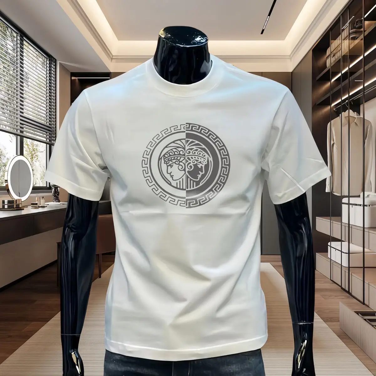 Short Sleeve T-Shirt Men's Summer Trend Top Loose Casual Versatile Printed Crew Neck
Short Sleeve T-Shirt Men's Summer Trend Top Loose Casual Versatile Printed Crew Neck