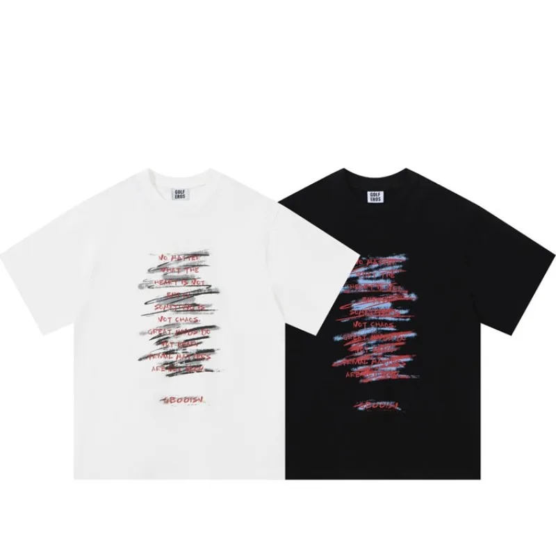 Motorcycle Summer Print Men's Trendy Brand Loose Hip-Hop Pure Cotton Design Trendy Short-Sleeved Simple
Motorcycle Summer Print Men's Trendy Brand Loose Hip-Hop Pure Cotton Design Trendy Short-Sleeved Simple