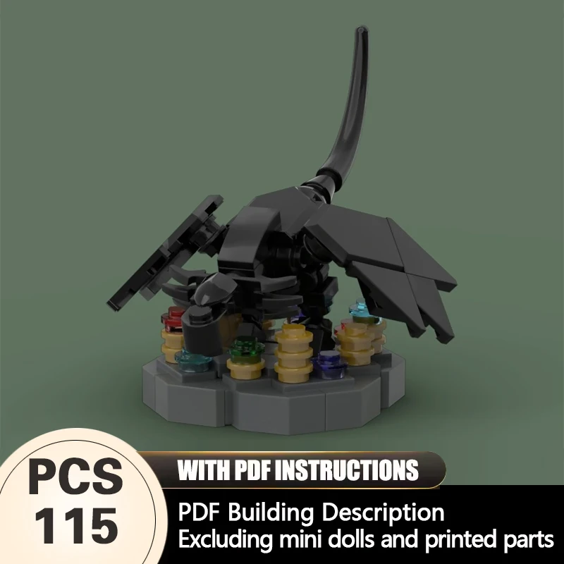 Creators Animal Series Model MOC Building Bricks Black Dragon Modular Technology Gifts Holiday Assemble Children Toys Suit
Creators Animal Series Model MOC Building Bricks Black Dragon Modular Technology Gifts Holiday Assemble Children Toys Suit
