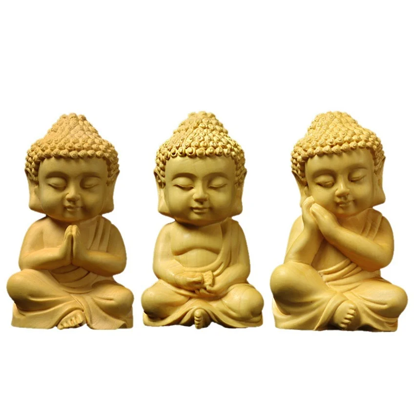Creative Mini Boxwood Statue Buddha Figurine Craft Car Ornament for Home Decoration
Creative Mini Boxwood Statue Buddha Figurine Craft Car Ornament for Home Decoration