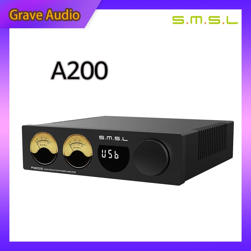 SMSL A200 усилитель мощности Bluetooth 5,0, настольный Hi-Fi усилитель мощности 70Wx 2, выходная мощность, поддержка входов HDMI (ARC)
SMSL A200 усилитель мощности Bluetooth 5,0, настольный Hi-Fi усилитель мощности 70Wx 2, выходная мощность, поддержка входов HDMI (ARC)