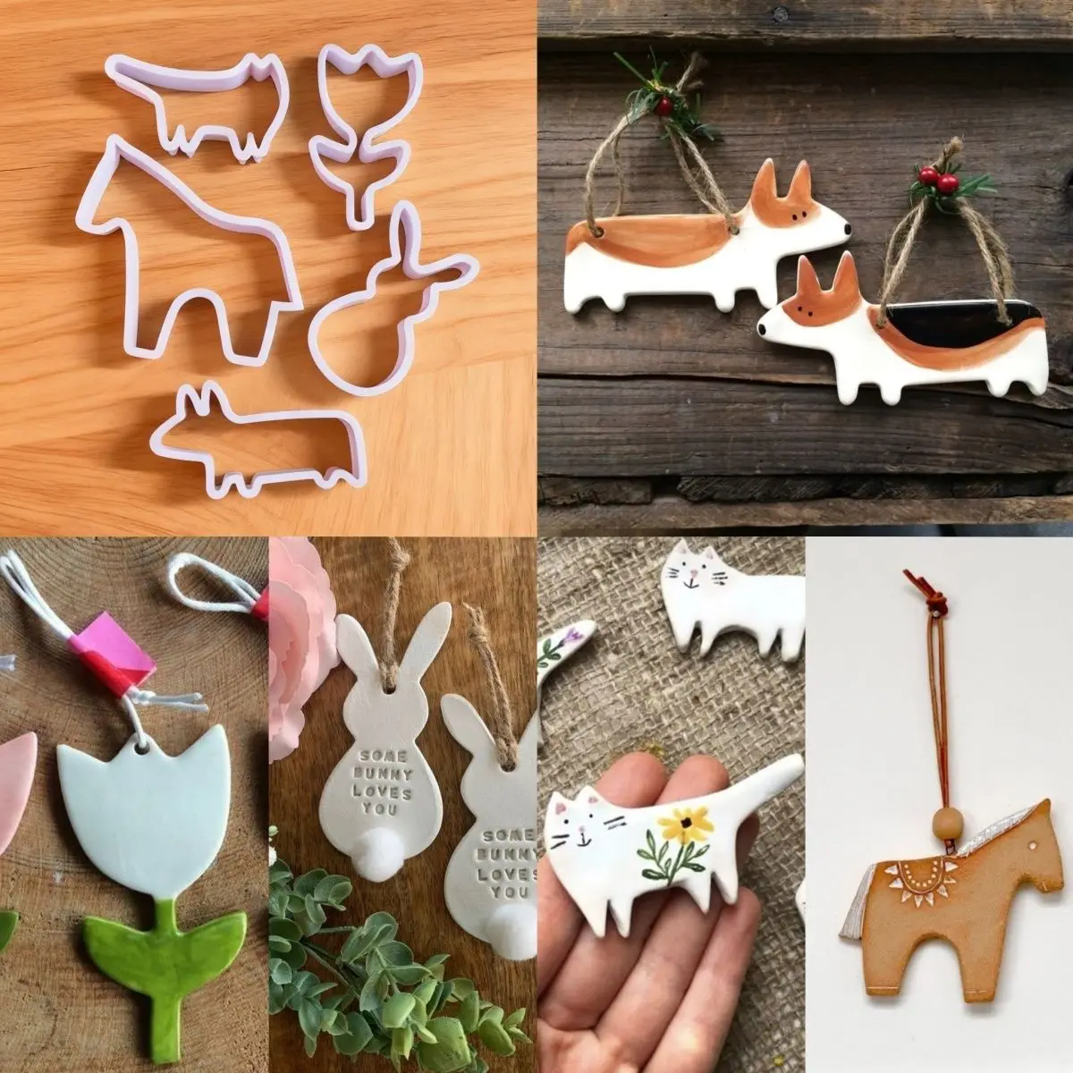 Polymer Clay Cutter Mold Set - Stars, Moon, Cat, Dinosaur, Flower Bouquet Shapes for DIY Earrings, Pendants & Charms, Jewelry
Polymer Clay Cutter Mold Set - Stars, Moon, Cat, Dinosaur, Flower Bouquet Shapes for DIY Earrings, Pendants & Charms, Jewelry