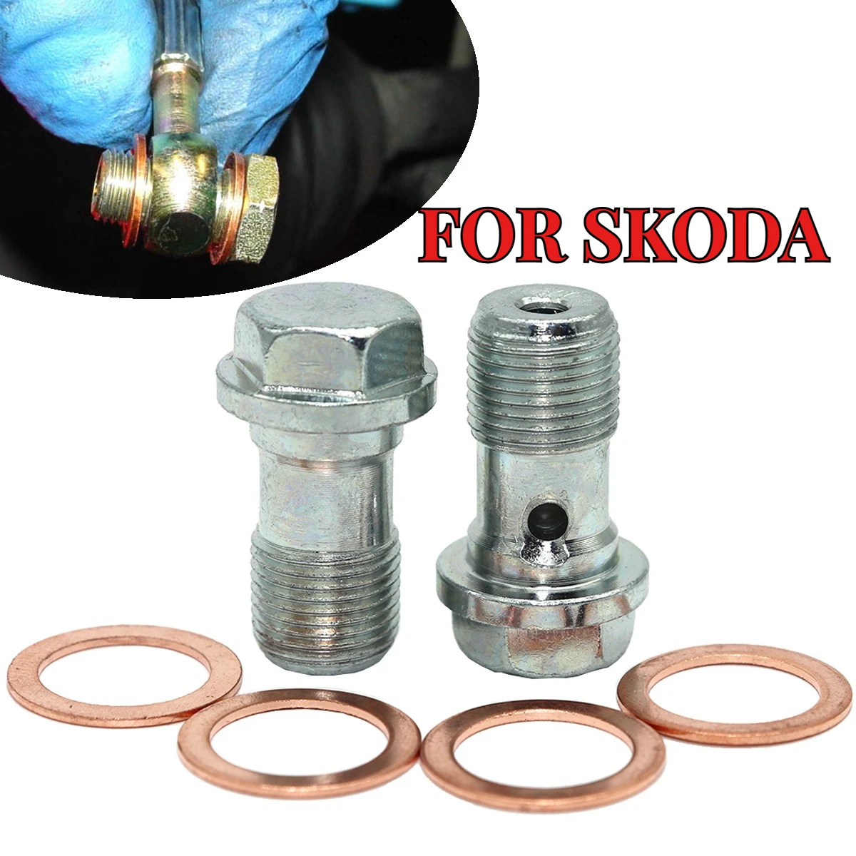 Left Rear Right Caliper Hose Lines Banjo Fittings Copper Sealing Crush Washers Repair Kit For Skoda Fabia MK1 6Y Octavia RS 1.8
Left Rear Right Caliper Hose Lines Banjo Fittings Copper Sealing Crush Washers Repair Kit For Skoda Fabia MK1 6Y Octavia RS 1.8