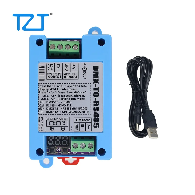 Контроллер TZT DMX-RS485 и контроллер RS485-DMX Аксессуар для контроллера DMX512 с USB-адаптером/без для освещения сцены
Контроллер TZT DMX-RS485 и контроллер RS485-DMX Аксессуар для контроллера DMX512 с USB-адаптером/без для освещения сцены