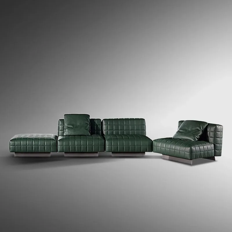 Minimalist sofa leather modern light luxury simple living room checkerboard sofa
Minimalist sofa leather modern light luxury simple living room checkerboard sofa