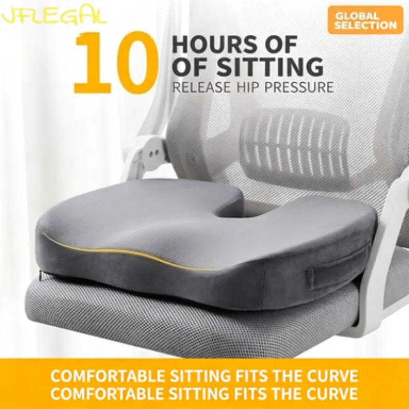JFLEGAL Orthopedic Memory Foam Seat Cushion Tailbone Sciatica Pain Relief Cushion for Office Chair Car Wheelchair
JFLEGAL Orthopedic Memory Foam Seat Cushion Tailbone Sciatica Pain Relief Cushion for Office Chair Car Wheelchair