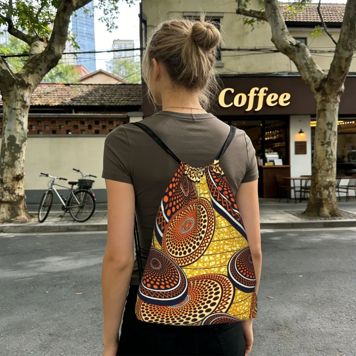 Ankara Dutch Wax African Pattern Backpacks Casual Drawstring Bags Sports Bag Book Bags for Travel Students
Ankara Dutch Wax African Pattern Backpacks Casual Drawstring Bags Sports Bag Book Bags for Travel Students