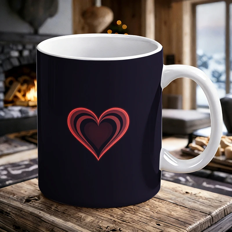 1pcs Neon Layered Heart Ceramic Cup with Handle, Creative Coffee Cup, Milk Cup, Office Tea Cup, Drinking Cup, Fade-Resistant
1pcs Neon Layered Heart Ceramic Cup with Handle, Creative Coffee Cup, Milk Cup, Office Tea Cup, Drinking Cup, Fade-Resistant