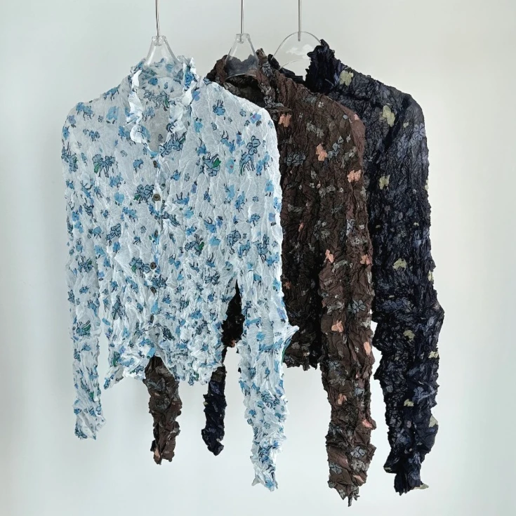 Женская плиссированная блузка Miyake с принтом, длинным рукавом, легкий кардиган, прозрачная, с защитой от солнца, минималистичная, повседневная, новинка 2026 года
Женская плиссированная блузка Miyake с принтом, длинным рукавом, легкий кардиган, прозрачная, с защитой от солнца, минималистичная, повседневная, новинка 2026 года