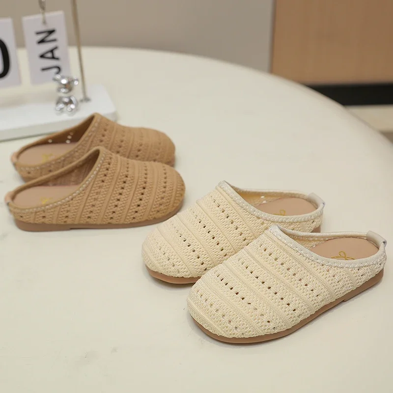 Kids Beach Shoes Weave Soild Color Versatile Kids Slippers Korean Style 2025 Summer New Children Casual Shoes Outdoors Soft Sole
Kids Beach Shoes Weave Soild Color Versatile Kids Slippers Korean Style 2025 Summer New Children Casual Shoes Outdoors Soft Sole