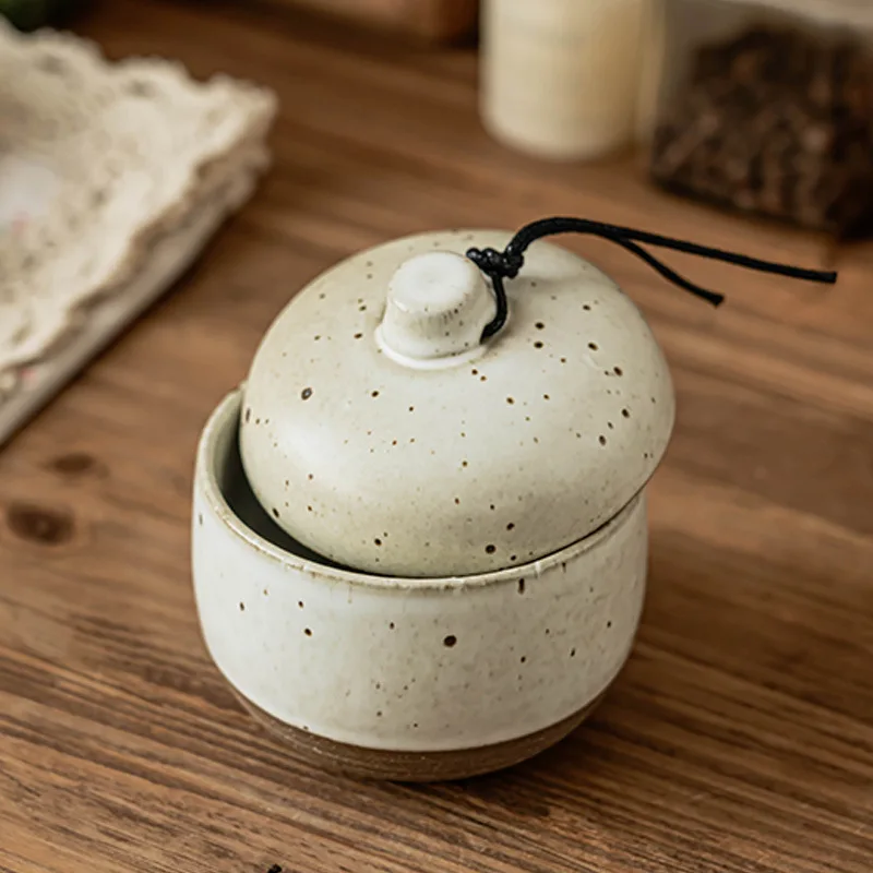 YFY retro coarse pottery jar, Japanese-style ceramic jar with lid, household stew jar, small stew cup, seasoning storage jar
YFY retro coarse pottery jar, Japanese-style ceramic jar with lid, household stew jar, small stew cup, seasoning storage jar