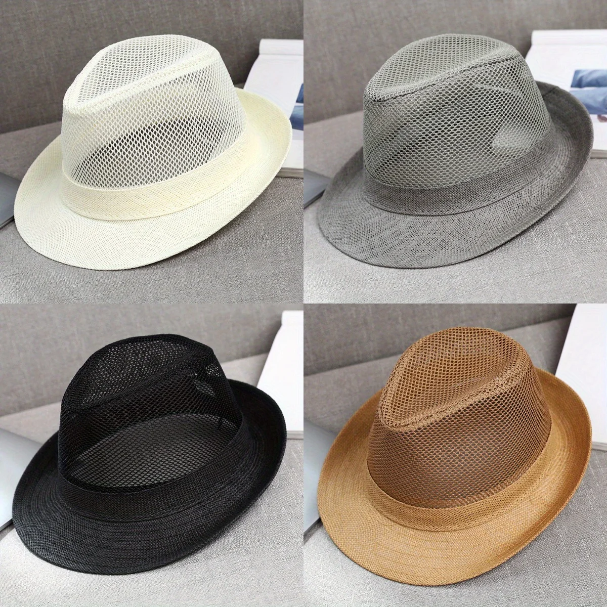 Hollow Breathable Summer Women Men Solid Colour Mesh Bucket Hat Sunshade Rolled Fisherman Hat Outdoor Sports Travel Sun Hat
Hollow Breathable Summer Women Men Solid Colour Mesh Bucket Hat Sunshade Rolled Fisherman Hat Outdoor Sports Travel Sun Hat