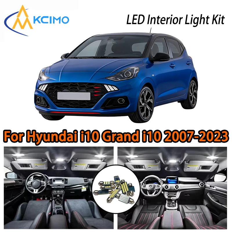 Яркие светодиодные внутренние светильники для Hyundai i10 Grand i10 N Line 2007-2023, два цвета на выбор, простая установка, суперяркие.
Яркие светодиодные внутренние светильники для Hyundai i10 Grand i10 N Line 2007-2023, два цвета на выбор, простая установка, суперяркие.