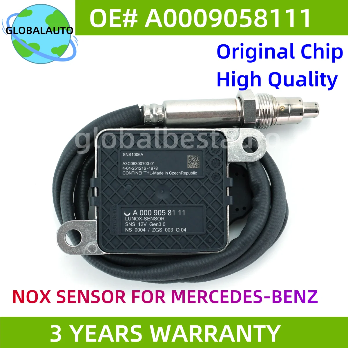 A0009058111 0009058111 NEW Nitrogen Oxide Sensor 12V For Mercedes-Benz GLS W177 V177 W247 W205 A205 C205 S205 C257 A238 C238
A0009058111 0009058111 NEW Nitrogen Oxide Sensor 12V For Mercedes-Benz GLS W177 V177 W247 W205 A205 C205 S205 C257 A238 C238