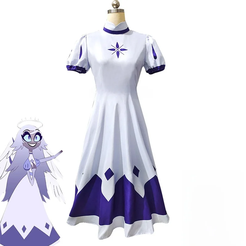 Halloween Role-playing Cosplay Emily Angel Dress Costume Hell's Hotel American TV Series Women's Clothing Uniform Set
Halloween Role-playing Cosplay Emily Angel Dress Costume Hell's Hotel American TV Series Women's Clothing Uniform Set