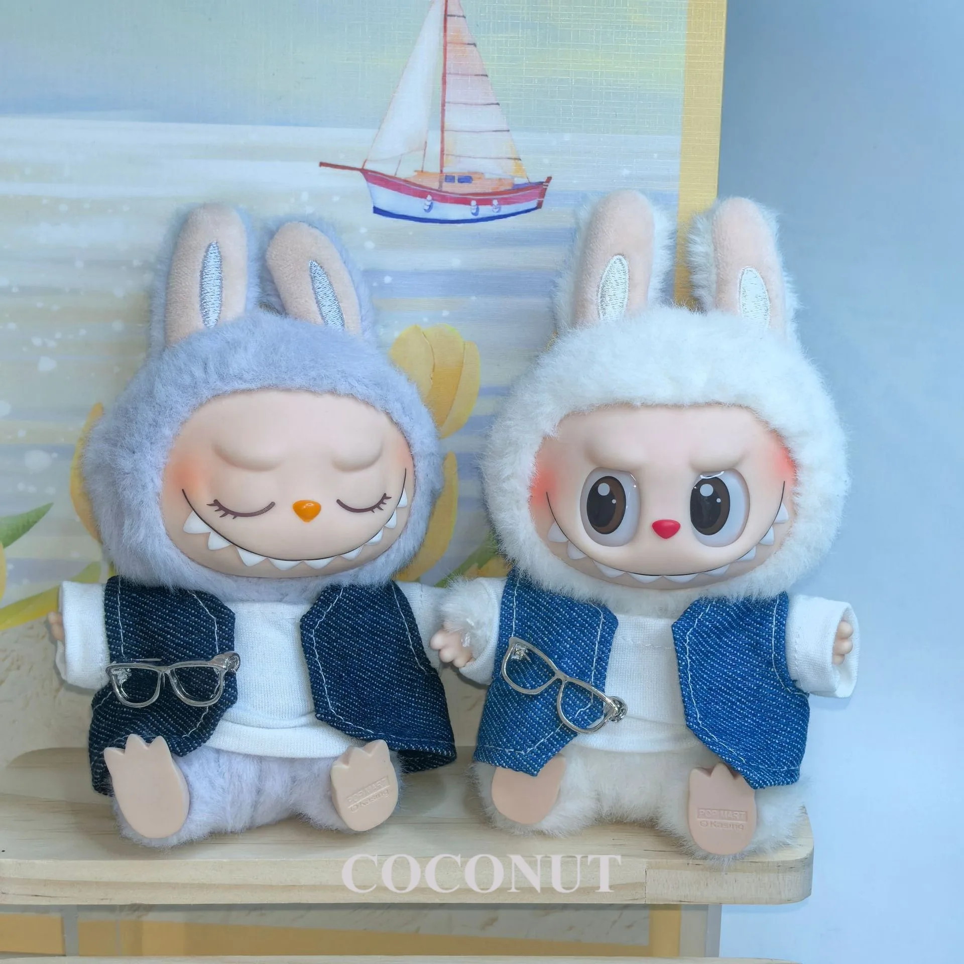 For 17cm Labubu Stylish Outfit Clothes cool denim vest set Labubu Outfit Accessories Labubu Clothes
For 17cm Labubu Stylish Outfit Clothes cool denim vest set Labubu Outfit Accessories Labubu Clothes