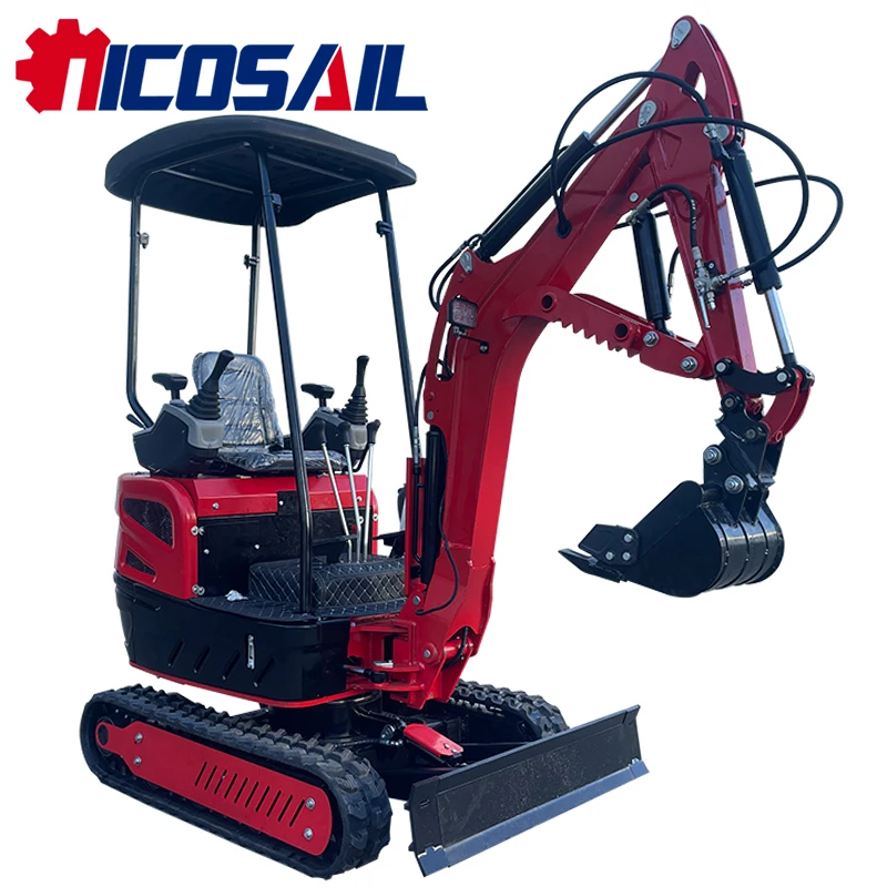 1.7 ton hydraulic tracked mini excavator with thumb bucket and grab for sale at a discounted price
1.7 ton hydraulic tracked mini excavator with thumb bucket and grab for sale at a discounted price