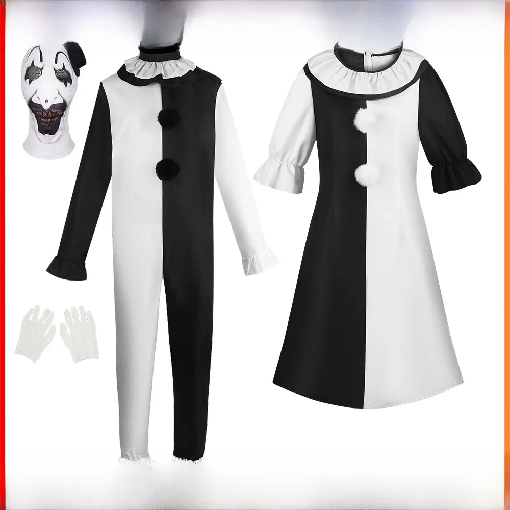 Halloween Horror Clown Cosplay Costume Soul Breaking Small Clown Character Role Playing Outfit Polyester Fiber Women's Fashion
Halloween Horror Clown Cosplay Costume Soul Breaking Small Clown Character Role Playing Outfit Polyester Fiber Women's Fashion