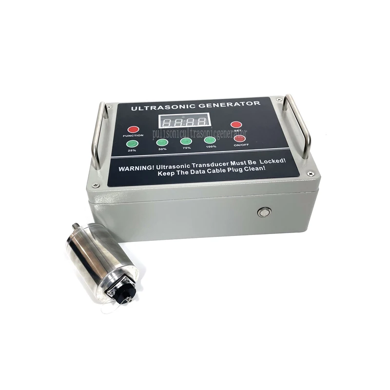 Ultrasonic Generator And Converter 28K For Food Powder Vibration Sieving Filter Screen
Ultrasonic Generator And Converter 28K For Food Powder Vibration Sieving Filter Screen