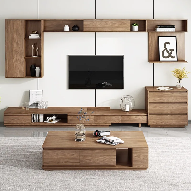 Living Room White Black Simple Design Floor Tv Cabinet Tv Stand and Coffee Table Set
Living Room White Black Simple Design Floor Tv Cabinet Tv Stand and Coffee Table Set