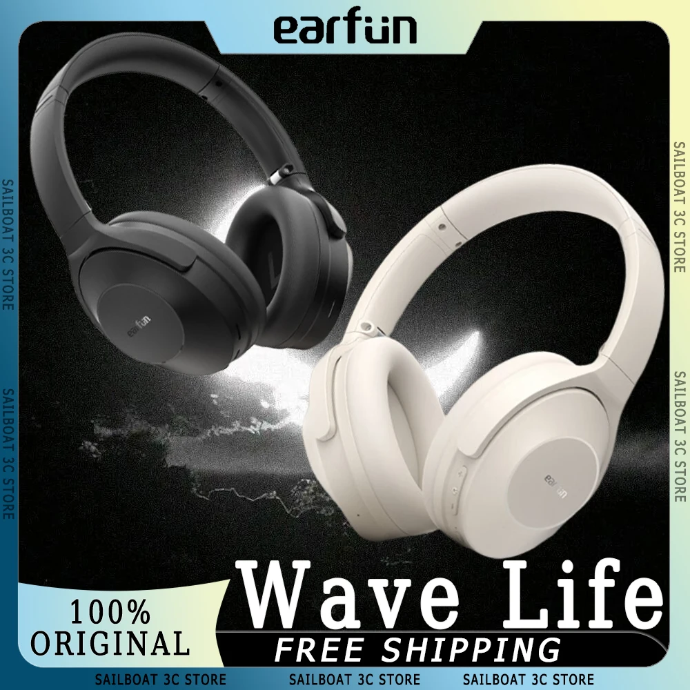 EarFun Wave Life Wireless Bluetooth Headphone Active Hybrid Noise Reduction 3D Spatial Sound Low Latency Custom Gaming Headset
EarFun Wave Life Wireless Bluetooth Headphone Active Hybrid Noise Reduction 3D Spatial Sound Low Latency Custom Gaming Headset