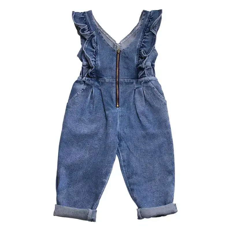 Toddler Girls Denim Zipper Romper Ruffles Casual Jumpsuit Bodysuit Overalls Jeans Outfits
Toddler Girls Denim Zipper Romper Ruffles Casual Jumpsuit Bodysuit Overalls Jeans Outfits