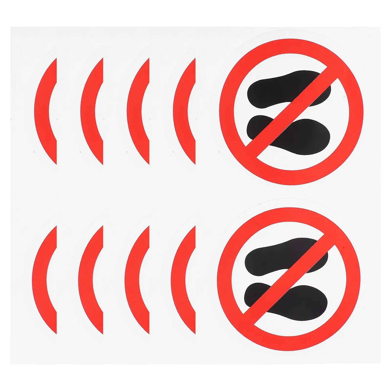 10Pcs No Step Sign Stickers Safety Decals Warning Labels Traffic Signal Roadway Safety Signs Adhesive Durability
10Pcs No Step Sign Stickers Safety Decals Warning Labels Traffic Signal Roadway Safety Signs Adhesive Durability