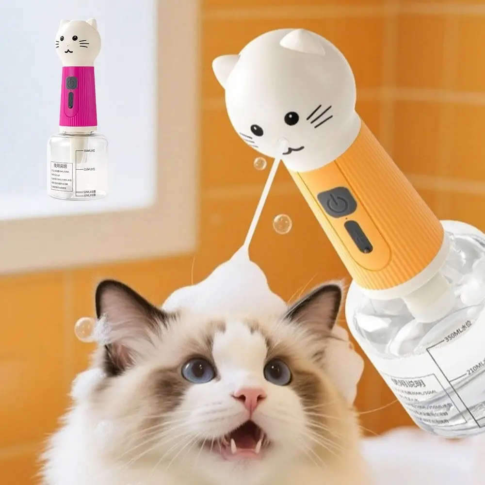 USB Charging Pet Foaming Machine Cat Shape Automatic Cleaning Electric Dog Shampoo Foamer Foam Intelligent Cat Soap Dispenser
USB Charging Pet Foaming Machine Cat Shape Automatic Cleaning Electric Dog Shampoo Foamer Foam Intelligent Cat Soap Dispenser